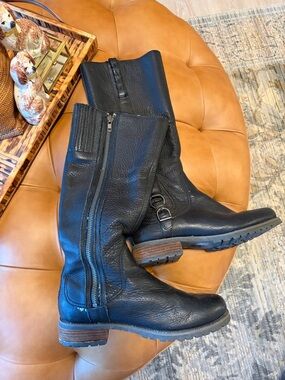 Ariat Black leather Waterproof Zip-Top Riding Boots 9.5 B